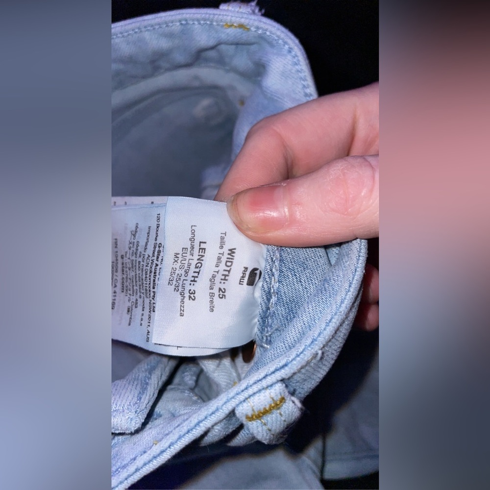 Light blue RAW jeans - Picture 2 of 2
